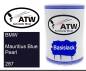 Preview: BMW, Mauritius Blue Pearl, 287: 500ml Lackdose, von ATW Autoteile West.